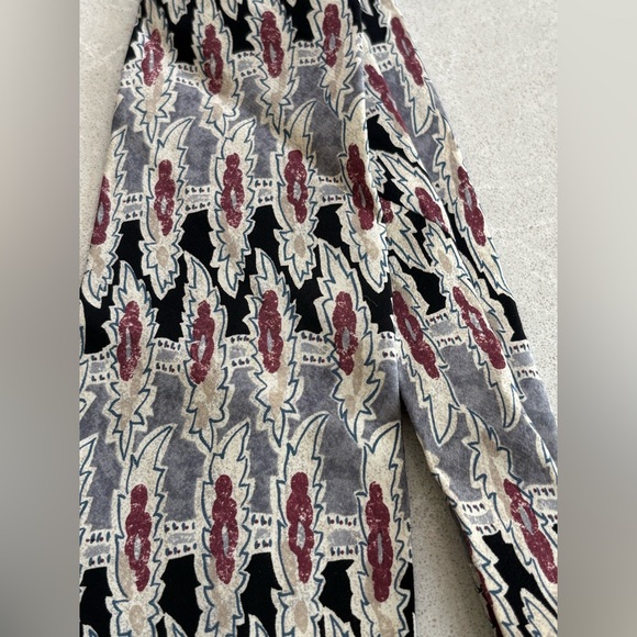 Expression for Men Stylish Geometric Patterned Vintage 100% Silk Tie - Picture 5 of 7